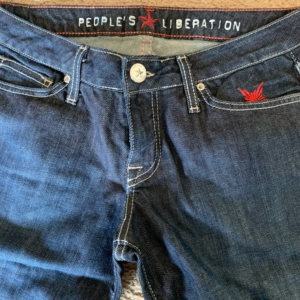 Denim shorts